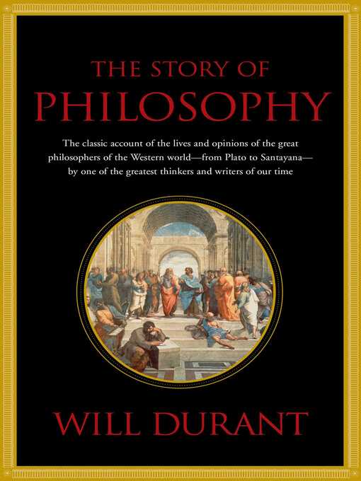 Title details for The Story of Philosophy by Will Durant - Wait list